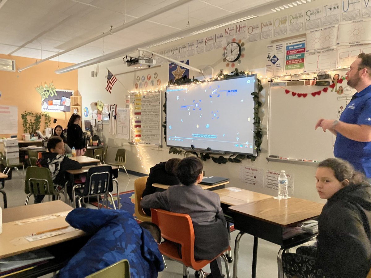 Career day @ BPES! 5th graders learning about physics and space #aacpsawesome  #bpes