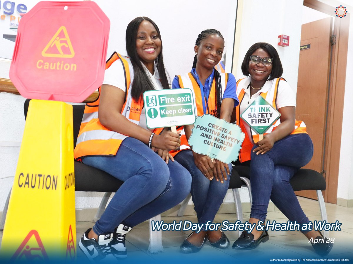LinkageNg's tweet photo. Let’s Act Together to build a positive Health and Safety Culture.
#Safetyandhealthatwork #headoffice #Linkagecares #Protectionthatcounts https://t.co/ip4tkFZIbV