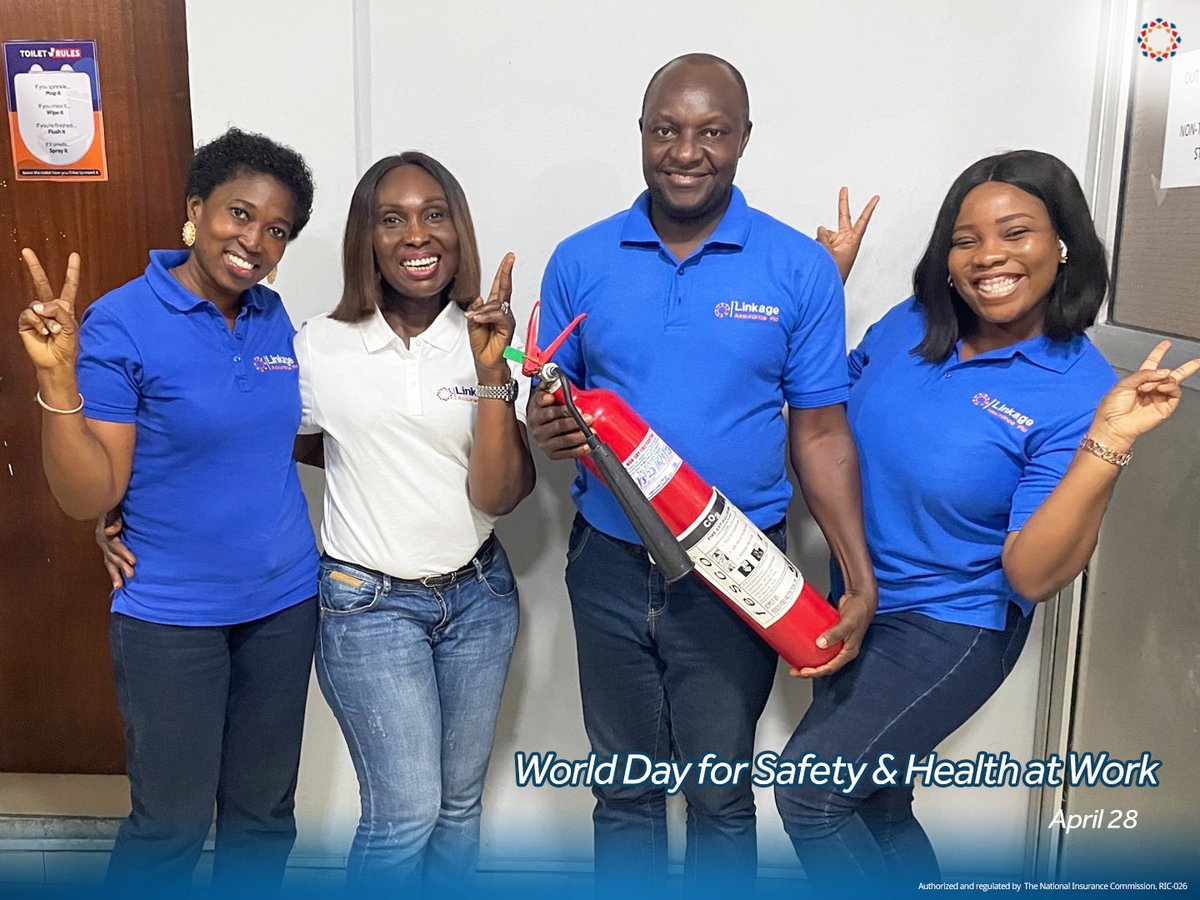 LinkageNg's tweet photo. Let’s Act Together to build a positive Health and Safety Culture.
#Safetyandhealthatwork #headoffice #Linkagecares #Protectionthatcounts https://t.co/ip4tkFZIbV