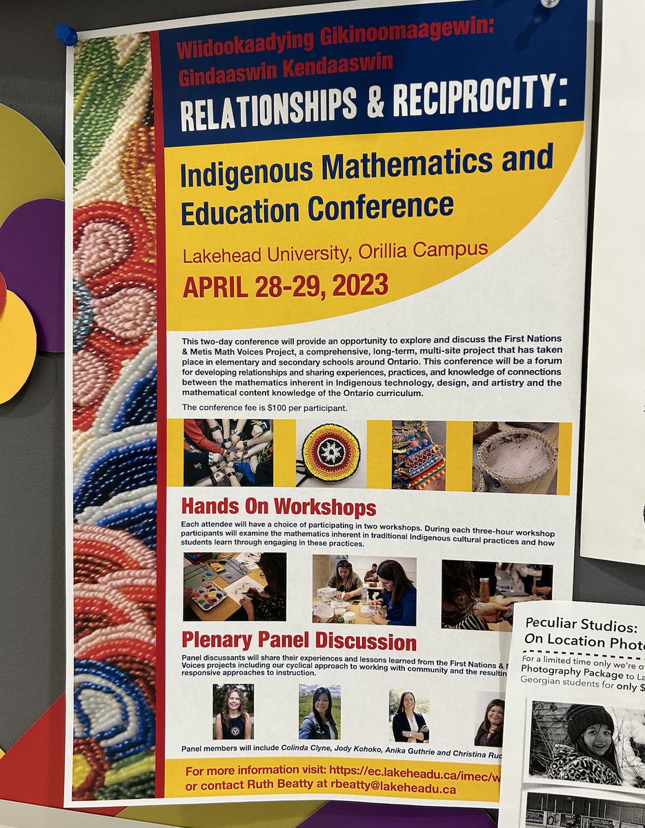 Sebasualto's tweet image. Looking forward to lots of learning today at the Indigenous Math and Education Conference @LakeheadOrillia  #IKMath2023. Workshop&apos;s about to start!
