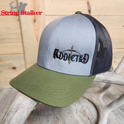 The Addicted Recurve hat is one of our new favorites! We love this color combination  🤩🔥

#snapback #hats #bowhunterhat #archeryhat #Addicted #addictedtohunting #stringstalker #recurve #recurvearchery #recurvebow #traditionalbowhunter #richardsonhats #loden