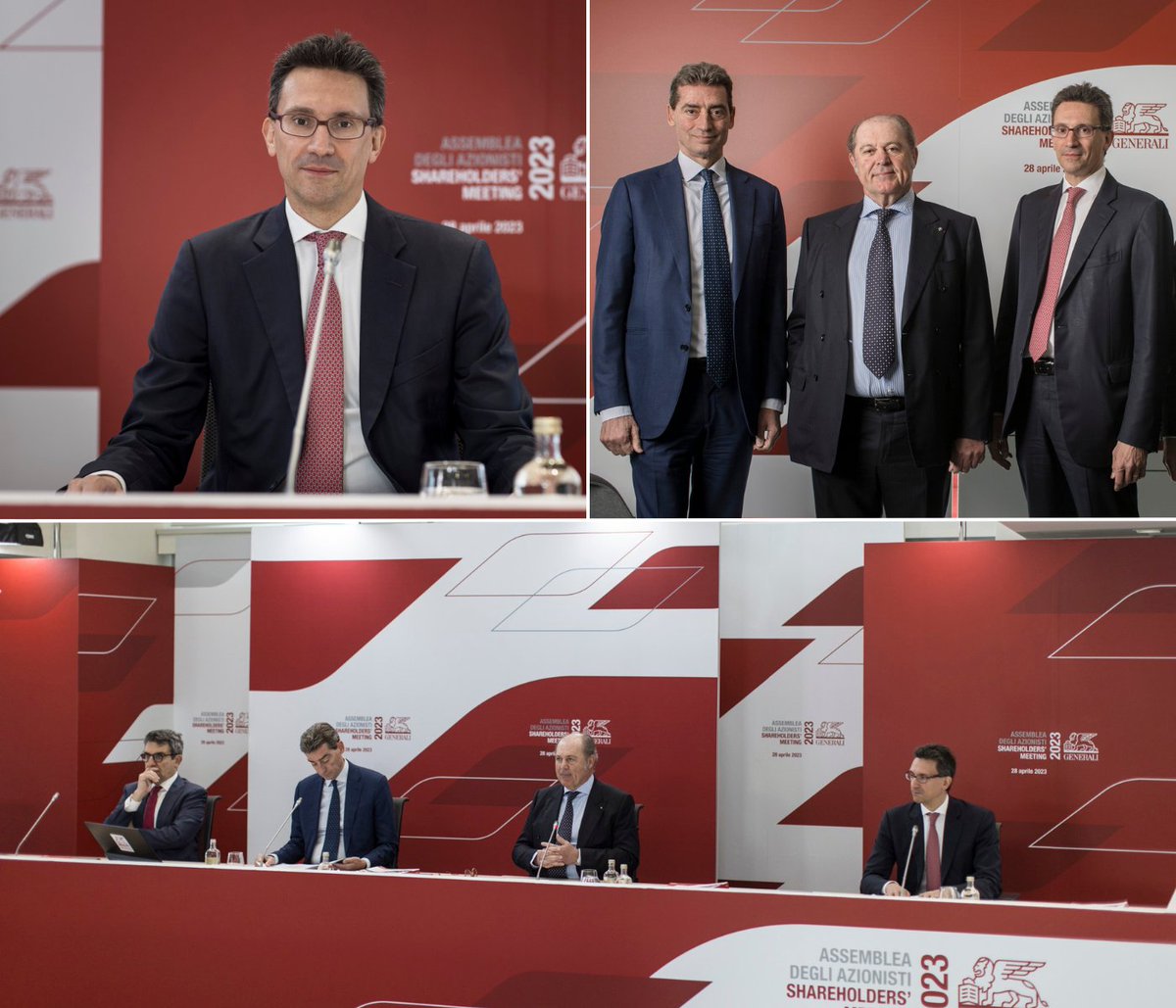 CristianoBorean's tweet photo. At today's @GENERALI Annual Shareholders' Meeting, the Group achieved a very positive full-year 2022 performance. These results summarise the first year of our #LifetimePartner24: Driving Growth strategy and confirm its excellent start.
#DrivingGrowth #GeneraliAGM2023 https://t.co/FeY6OJbQmr
