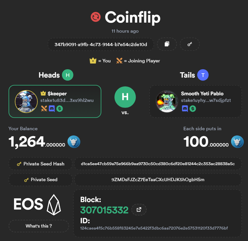SmoothYetis's tweet photo. Coinflip is coming! It's provably fair for complete transparency, allowing you to challenge each other in a head-to-head matchup for some sweet, sweet $YETI tokens. https://t.co/AFfX4LZVqN