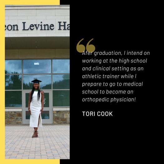 appstateATP's tweet photo. Time to highlight our graduating students!
First up: Tori Cook
"After graduation, I intend on working at the high school and clinical setting as an AT while I prepare to go to medical school to become an orthopedic physician!" #takinghealthtonewheights #AppStateMSAT #appstate https://t.co/f3LGCqU1BQ