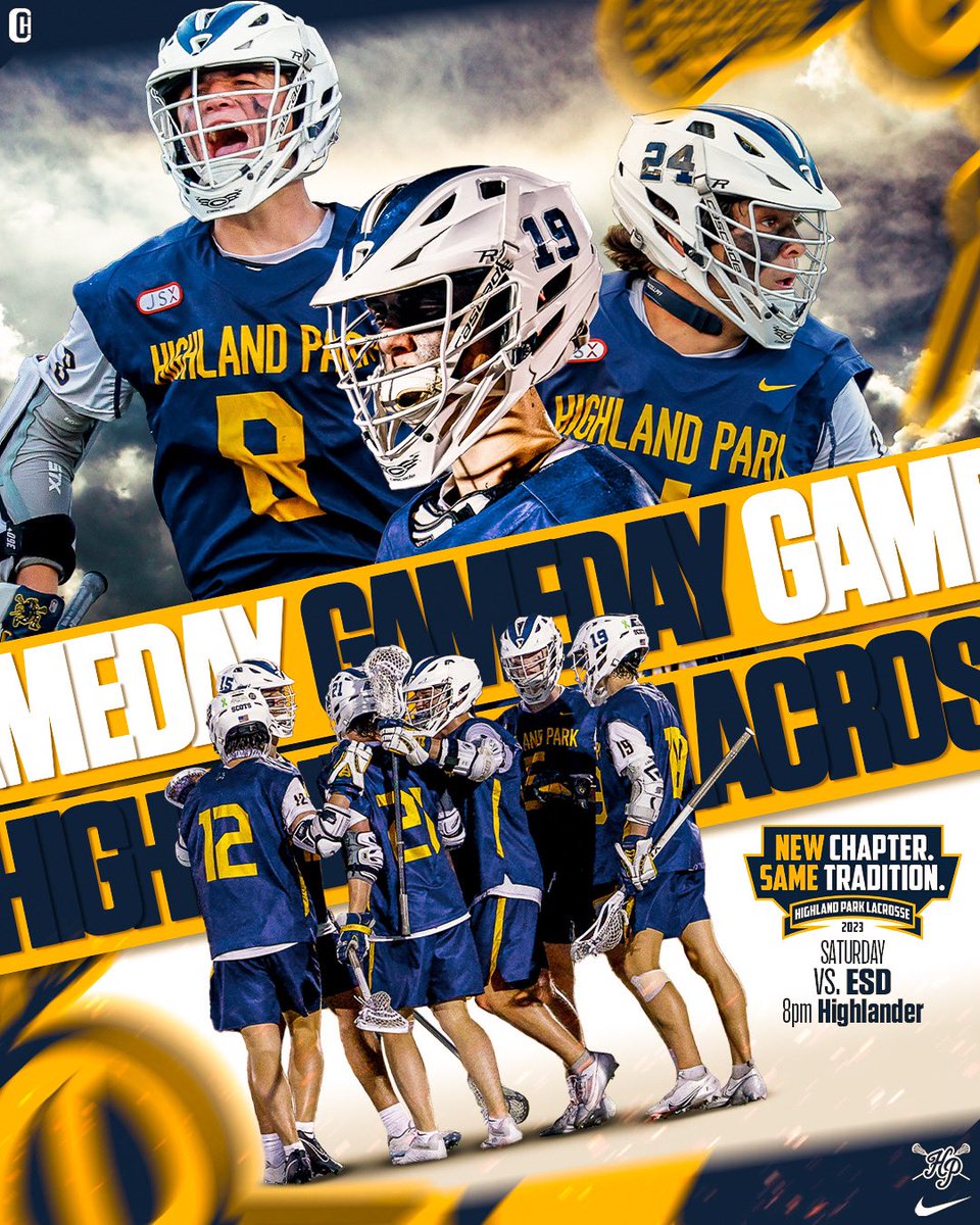 hplax's tweet photo. Scots v @ESDLAX moved to SATURDAY due to ⛈️⚡️. Block Party festivities are 💯 go, start at 5pm. @CFAHillcrest @VistaBank @flyjsx will all be on hand, along with HP Drumline 🥁🥁, Bagpipes, and Cheerleaders! 👀 you at Highlander tomorrow! #hplax #bantamtoblue #texaslacrosse https://t.co/au3AyhZ2qo