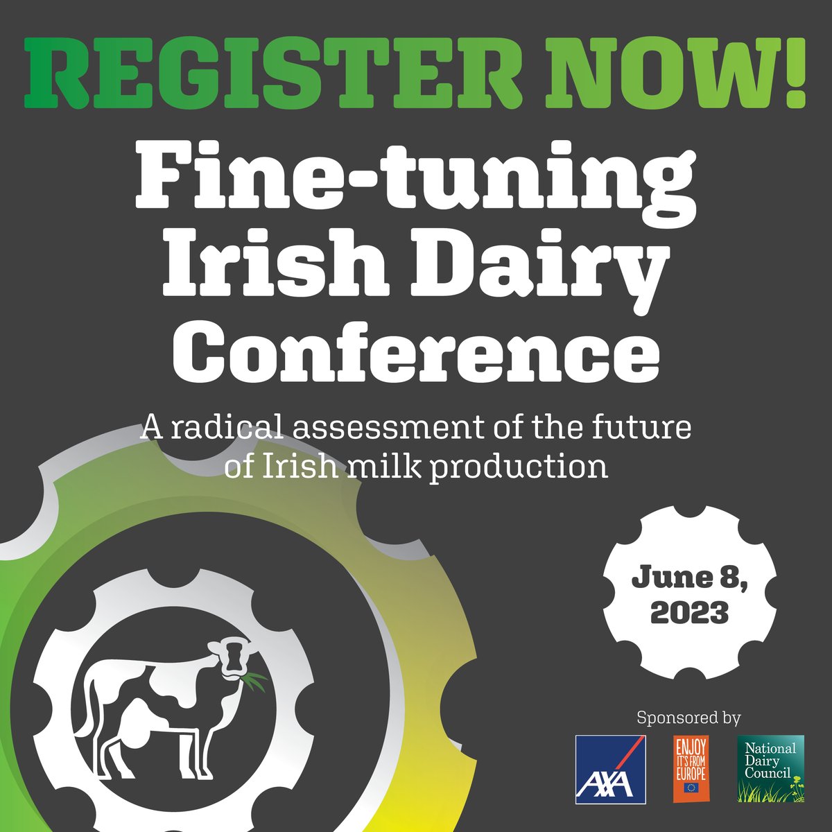 FullHouseIrl's tweet photo. Register through the link in our bio to join us at the Fine-tuning Irish Dairy Conference on the 8th of June, 2023. The event is sponsored by @AXA_Ireland, Enjoy It’s From Europe, and the @NDC_ie. #fullhouseevents #irishdairy #summerevents #finetuningirishdairy https://t.co/e9uKYJWpjy