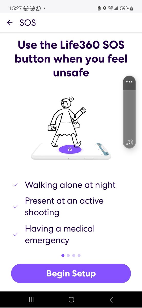 PaulDavidMackay's tweet photo. 360 sos alerts. 
Walking home at night - check.
Having a medical emergency - check
Present at an active sho -- wait? What? The US is seriously fucked up that this even has to be an option. https://t.co/soXpbOBup2