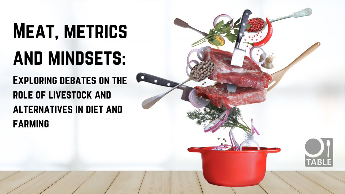 TableDebates's tweet photo. If you're enjoying our new #m4fpod, you might also like our recent explainer "Meat, metrics and mindsets".
This resource explores debates on the role of livestock and alternatives in diet and farming.
Check it out here: https://t.co/xIXaLebS9i https://t.co/dZTW8NKqE2