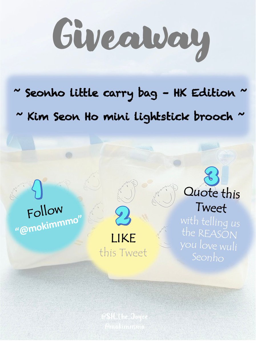 mokimmmo's tweet photo. 🥳Hooray! It’s GIVEAWAY time🤟🏻

Please like, retweet and leave a comment to get one souvenir at HK fan meeting

Limited quantity😆

To redeem🫶🏻
🗓️Apr29
⏱️3:30pm 
📍Starhall (next to merch booth)

#KIMSEONHOinHK2023 
#김선호 #KimSeonho #金宣虎
#คิมซอนโฮ #キムソンホ https://t.co/tus6ZyLwt6