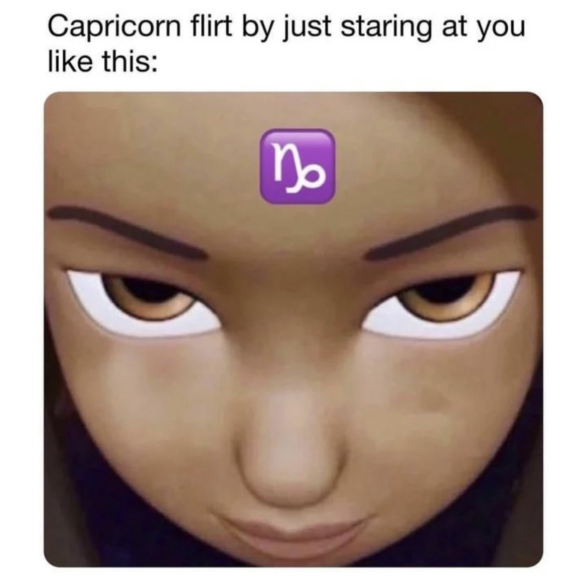 maiyabooo's tweet image. Accurate most definitely us Capricorns ♑️ lol it’s the eyes