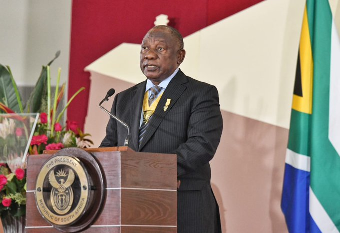 SAgovnews's tweet photo. Read | President Cyril Ramaphosa says this year’s National Orders represents the determination of humankind to rise above adversity, to persevere and to strive in pursuit of a better life and a better world https://t.co/GjjpyblX3w #NationalOrders https://t.co/UR7XgQrgGu