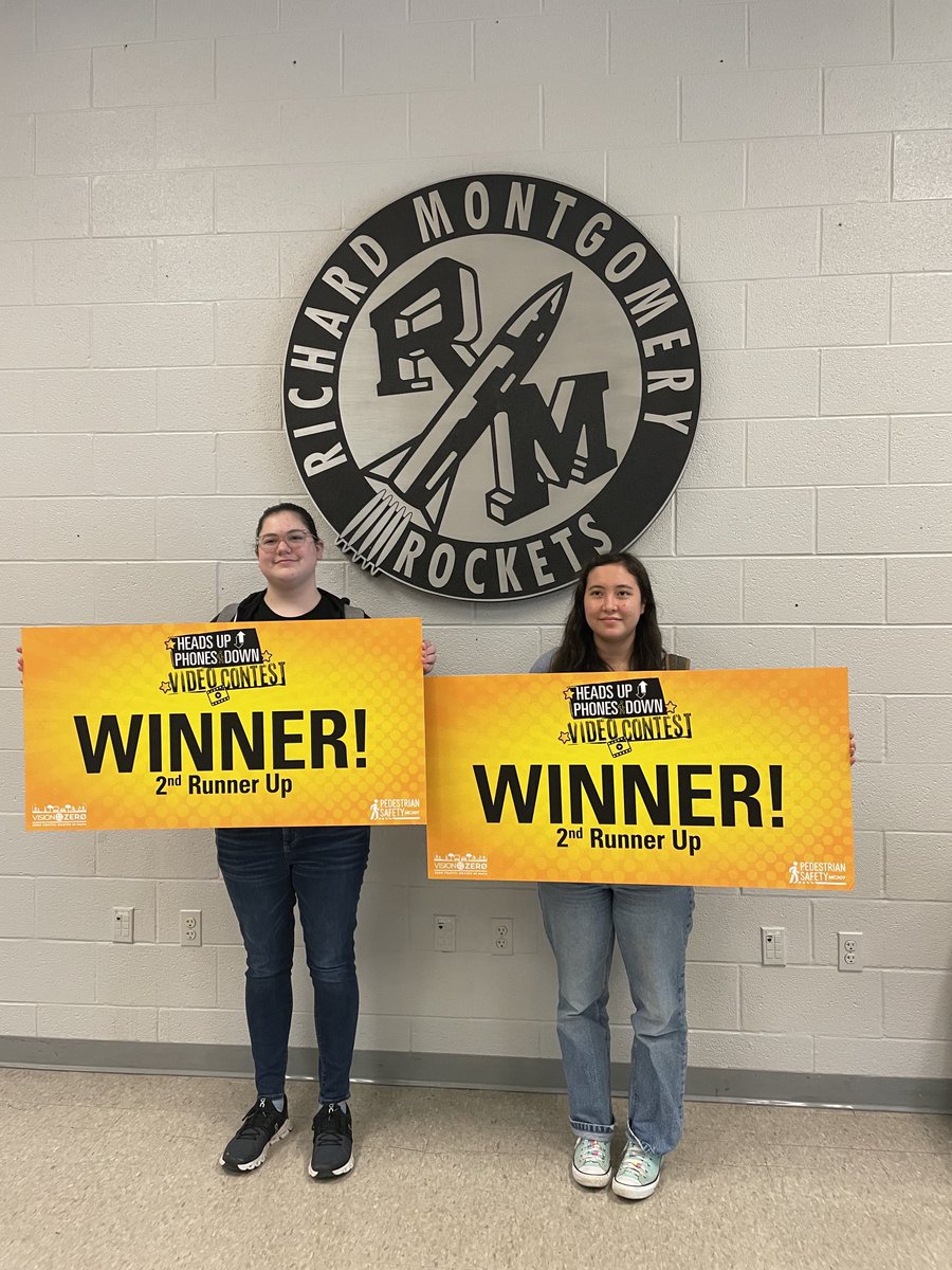Alicia Deeny (@rmhs_principal) on Twitter photo Congratulations to our Heads Up Phones Down Contest Winners!!! <a href="/MCDOTNow/">Montgomery County, MD - Dept. of Transportation</a> <a href="/MOCOSRTS/">Safe Routes to School</a> Congratulations to our Heads Up Phones Down Contest Winners!!! <a href="/MCDOTNow/">Montgomery County, MD - Dept. of Transportation</a> <a href="/MOCOSRTS/">Safe Routes to School</a>