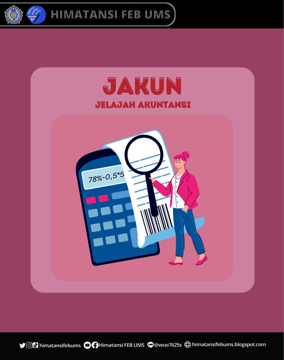 himatansiFEBUMS's tweet image. [JAKUN]
Jelajah Akuntansi #chapter19

Haloo Sahabat HIMATANSI 👋🏻
Jakun kembali hadir untuk menyapa kalian niih

Jakun kali ini membahas mengenai Depresiasi (Penyusutan) nih. Simak untuk penjelasan lengkapnya! 💫

#HIMATANSI
#SmartInAccounting
#SmartInLife
#JakunChapter19