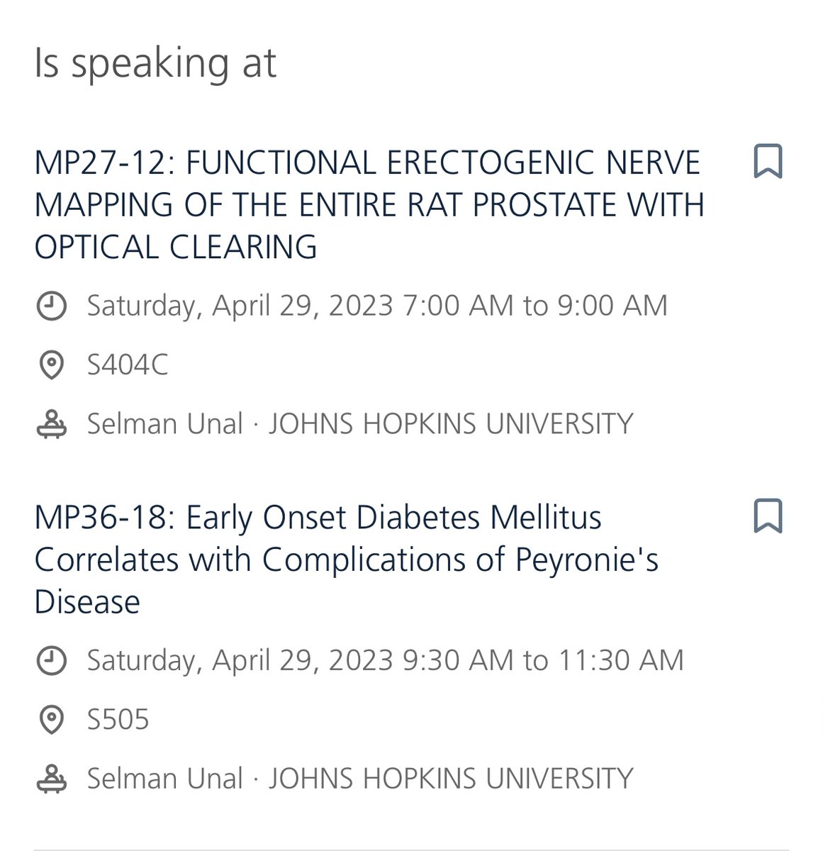 Excited to be a part of #AUA23 and to meet colleauges! I have also 2 abstracts to present in #sexualfunction sessions.