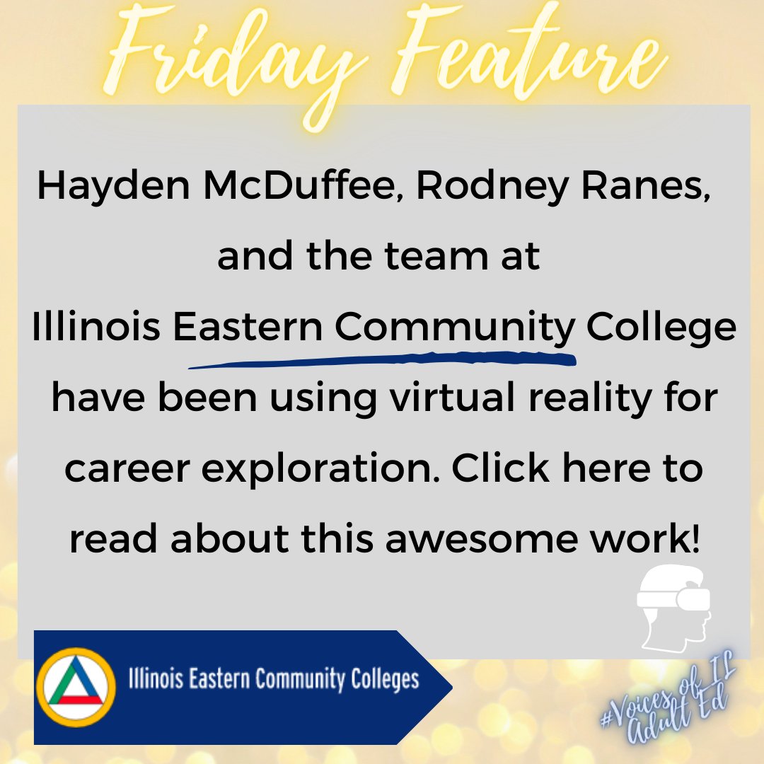 Friday Feature - Virtual Reality in the adult education classroom! - mailchi.mp/39c3f02fe2dc/s…  #adultedworks #iladedpdn