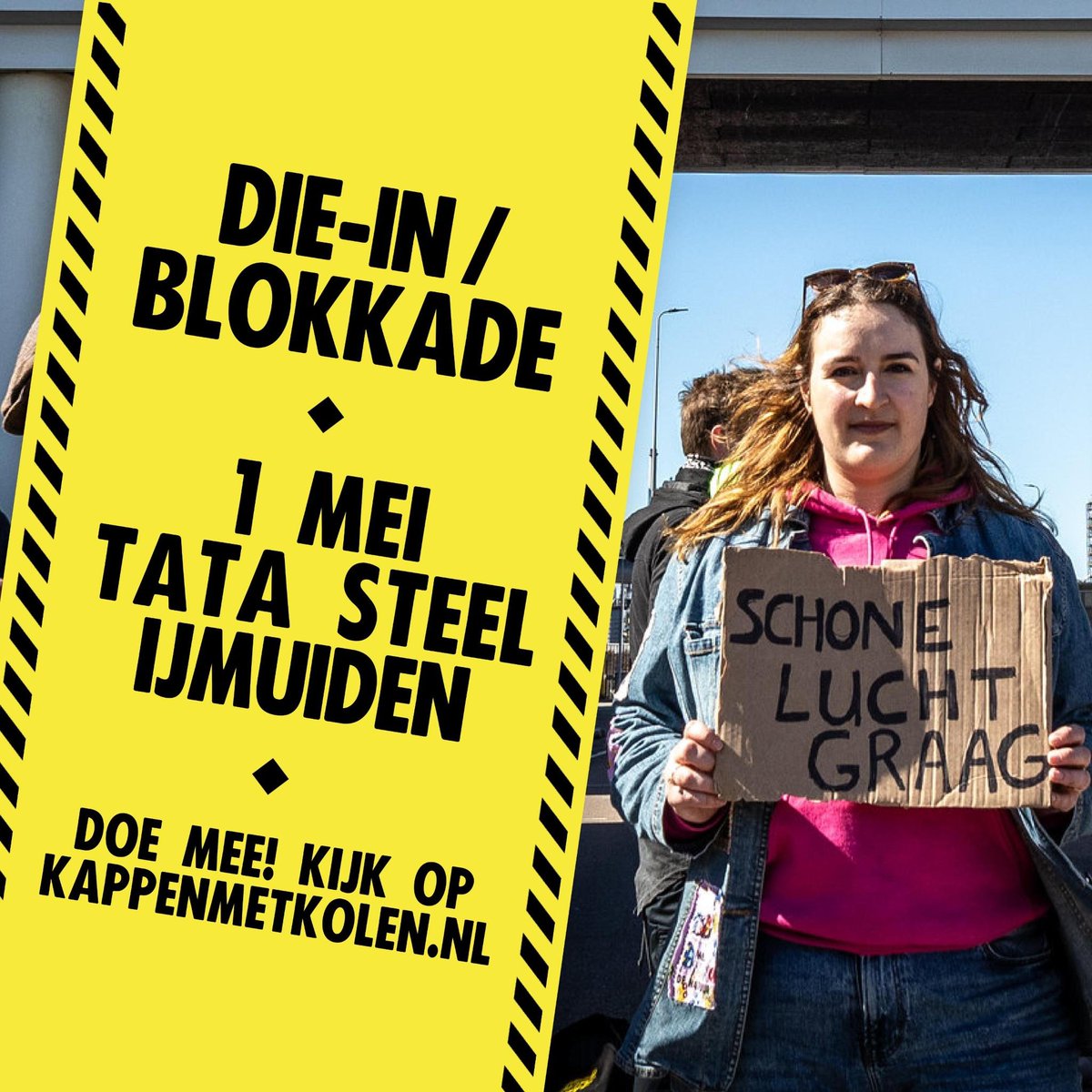 Maandag voeren wij weer actie tegen Tata Steel. Tata is een risico voor de volksgezondheid. Het maakt niet uit wie die toko sluit - burgemeester, gedeputeerde of kabinet, neem je verantwoordelijkheid: Tata langer openhouden is onverantwoord! #kappenmetkooks #stoptata