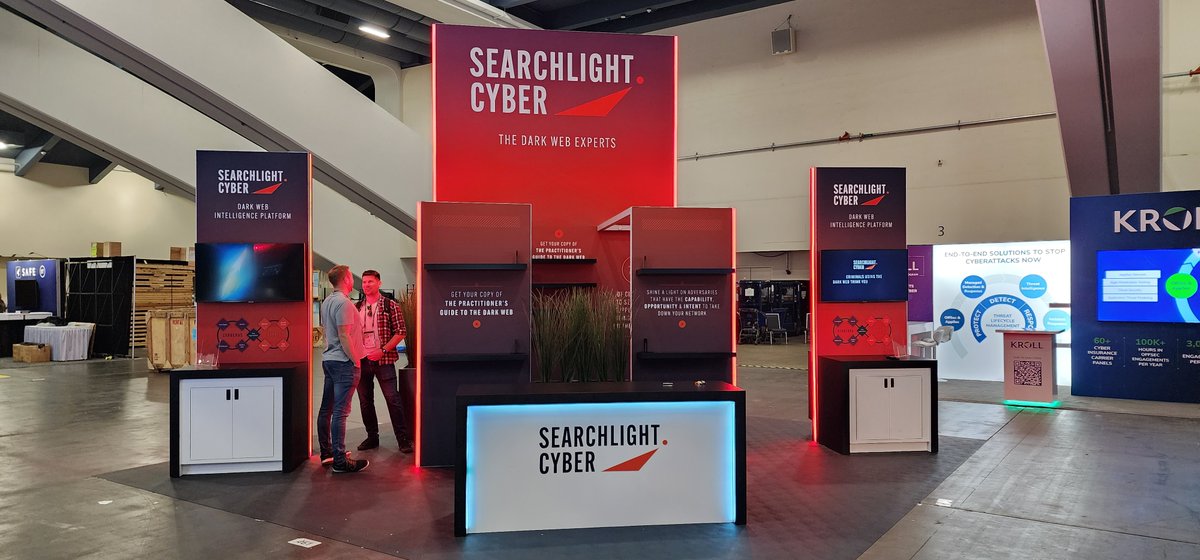 SLCyberSec's tweet image. That&apos;s a wrap on #RSAC2023! Thanks to everyone who came to meet us out in San Francisco to find our more about #darkwebintelligence, receive a demo, or get a copy of The Practitioner&apos;s Guide To The Dark Web (including some very exclusive copies signed by our team!!) #RSAC