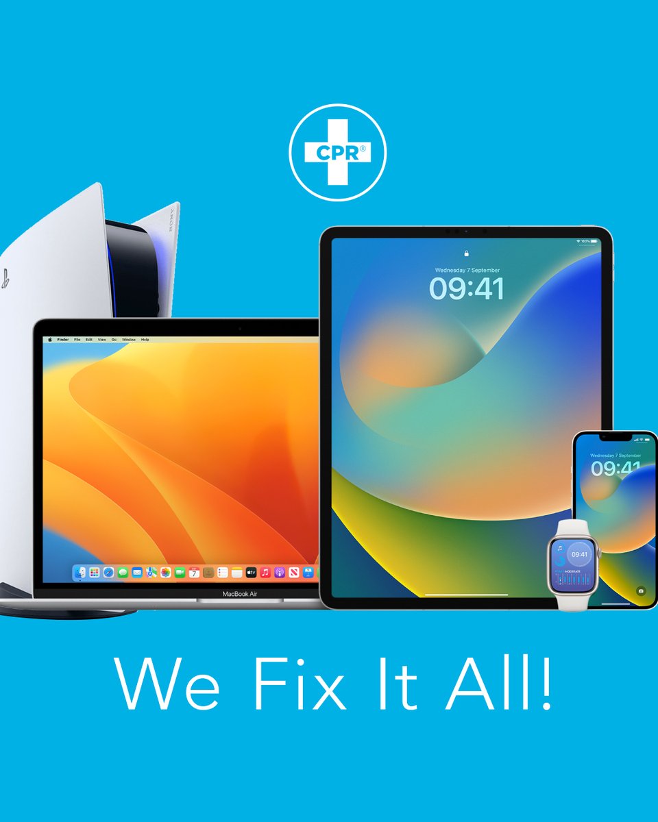 From broken cell phones and tablets to computers and game consoles, our WISE® certified technicians are trained to fix a wide variety of devices and issues.

Find repair near you: cellphonerepair.com/locations/

#CPRCellPhoneRepair #WeFixItAll