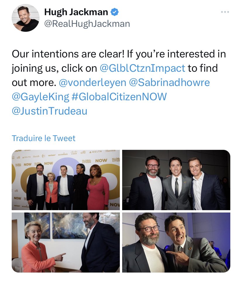 Justin Trudeau jetsetting in NY during the biggest strike in Canadian history. #priorities #cdnpoli #hoc