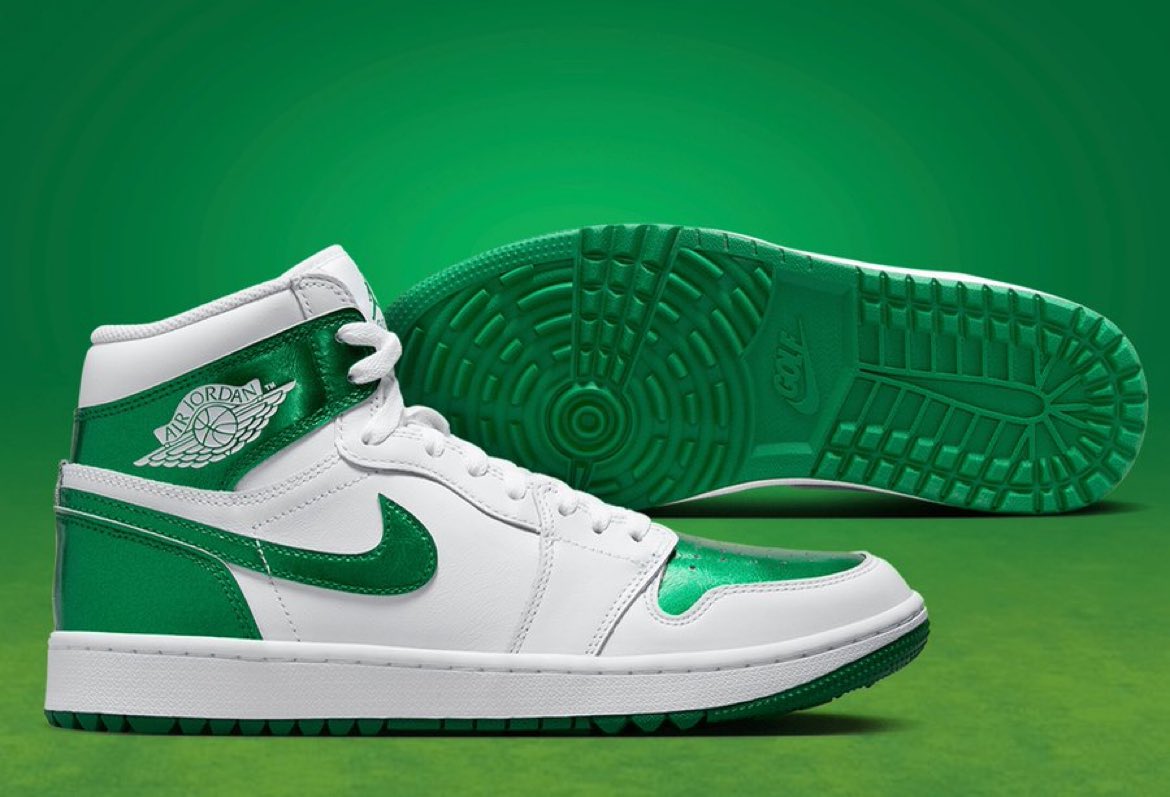 SNKR_TWITR on Twitter "AD Jordan 1 High Golf 'White/Pine Green