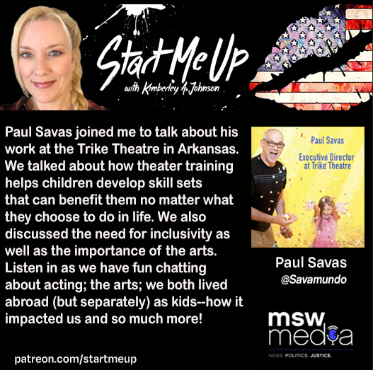mswmediapods's tweet photo. ICYMI: The latest #StarMeUp podcast with @AuthorKimberley. #MSWMedia
Guest: Executive Director of the Trike Theatre, Paul Savas. @Savamundo.
Show Links: https://t.co/3Vrd3TsxVp https://t.co/JpUJCv5Igy