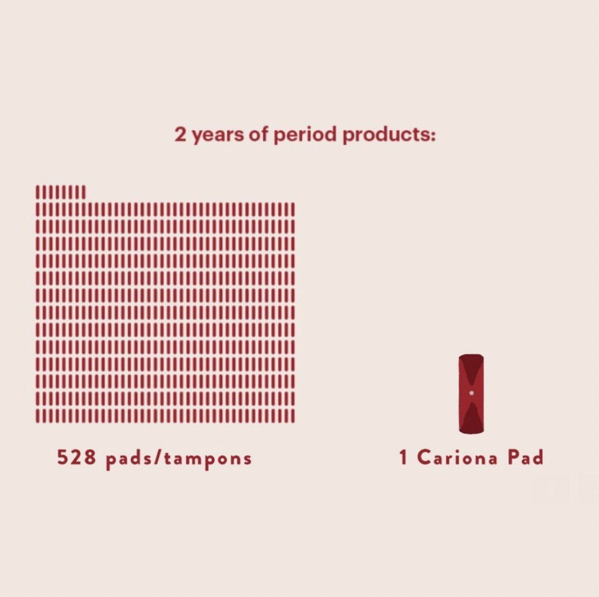 Did you know, just one reusable pad stops 528 disposable pads from going into landfills! Please consider supporting our small reusable pad business and make the switch today! 🌎🌷 cariona.com

#period #savetheplanet #smallbusiness #supportlocal #Sustainability