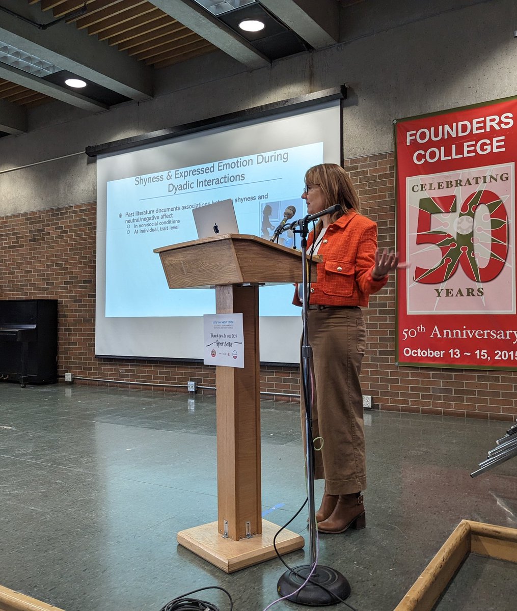 WOW!! Dr. Henderson is challenging us to think about shyness not just an individual trait, but as something that unfolds in dyadic relationships! <a href="/henderson_ha/">Heather Henderson</a>

<a href="/YorkUniversity/">York University</a> <a href="/uofg/">University of Guelph</a> <a href="/OISEUofT/">OISEUofT</a> <a href="/YorkUPsyc/">York Psychology</a> <a href="/PsychologyUoG/">Psychology UoG</a> <a href="/LaMarshCentre/">LaMarsh Centre for Child & Youth Research</a> <a href="/YorkUHealth/">YorkUHealth</a> <a href="/APHDatOISE/">OISE - Applied Psychology & Human Development</a>