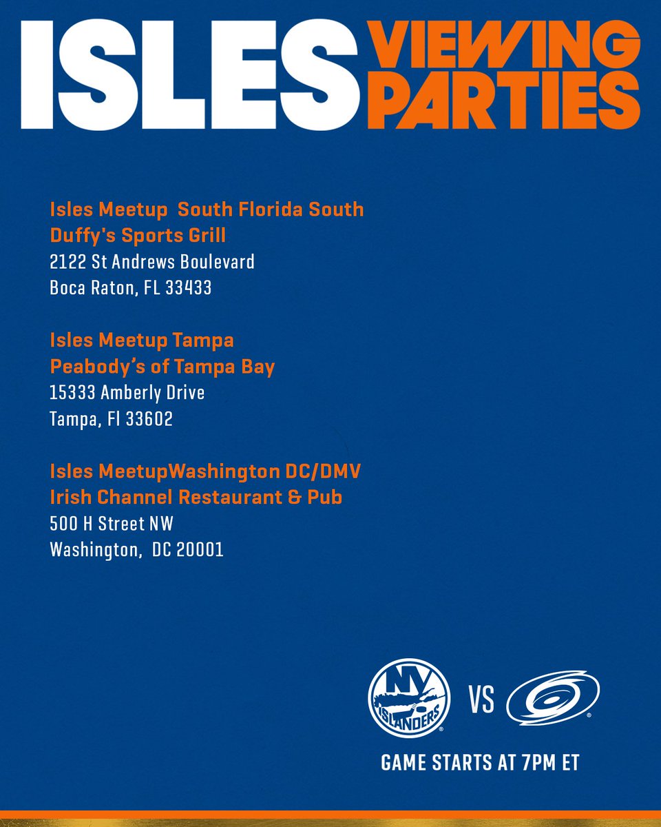 New York Islanders tweet media