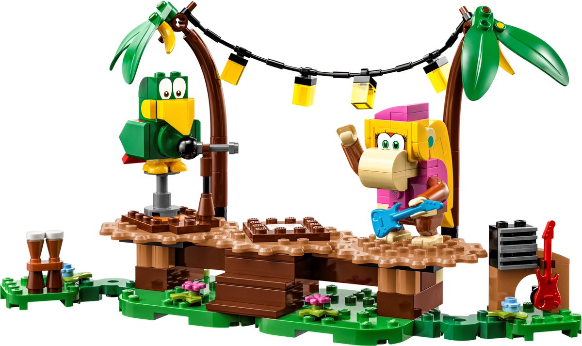The Dixie Kong's Jungle Jam set from LEGO Super Mario.