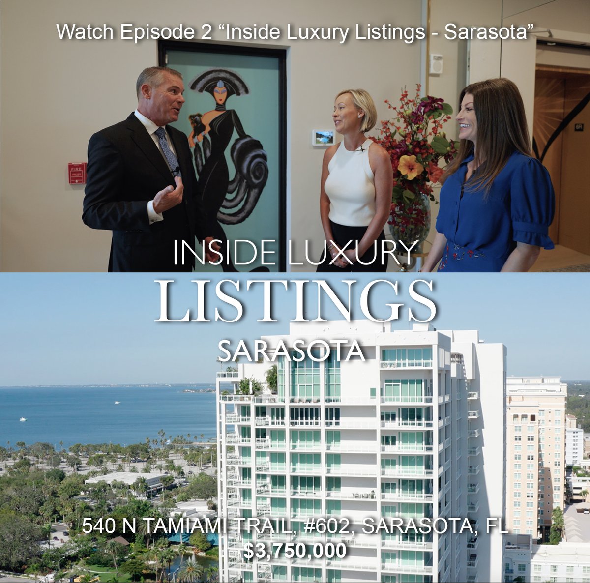 ThomasNetzel's tweet photo. BREAKING NEWS: Watch Episode 2 of Inside Luxury Listings!
Visit: https://t.co/psIa6jsaXV https://t.co/uCu4JaxsK4