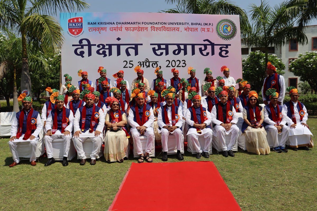 UniversityRkdf's tweet photo. RKDF University recently organised Convocation ceremony on the university premises. Chief Guest Nobel Laureate Shri Kailash Satyarthi Ji wished the students best luck for their future.
https://t.co/XkvgWg5uan
18002700320
#rkdfuniversity #RKFD #convocation2k23 #ceremony #organised https://t.co/Spzn88c7J7