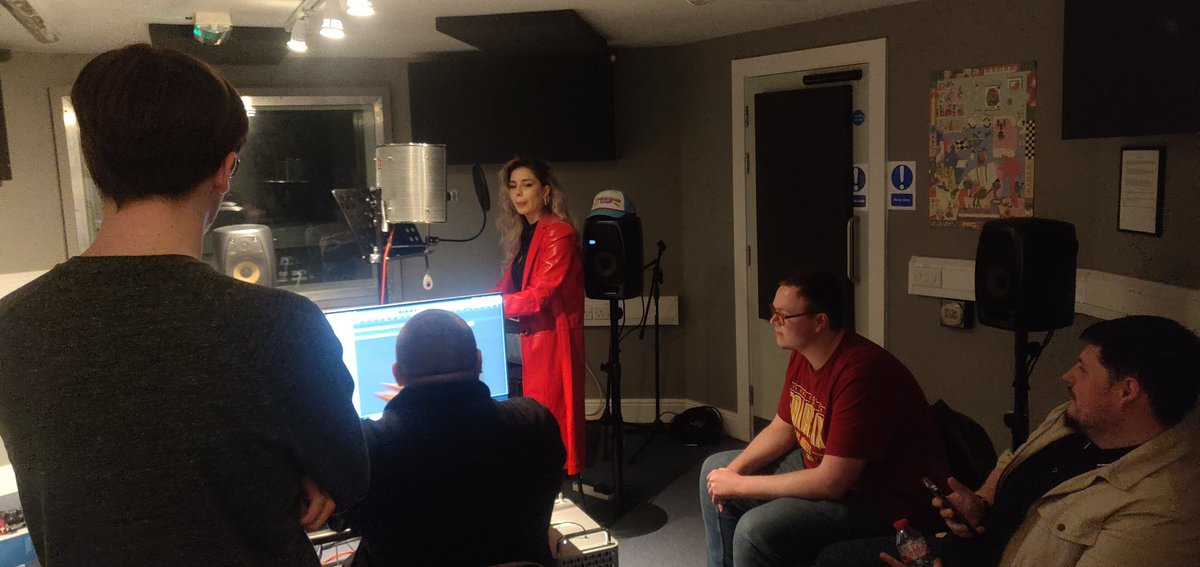 Wired_Ryan's tweet photo. Great day at Magee Campus studio, recording voice work for a uni project. Can't wait to get it in the game
#gamedev https://t.co/ZN2ylx7qav