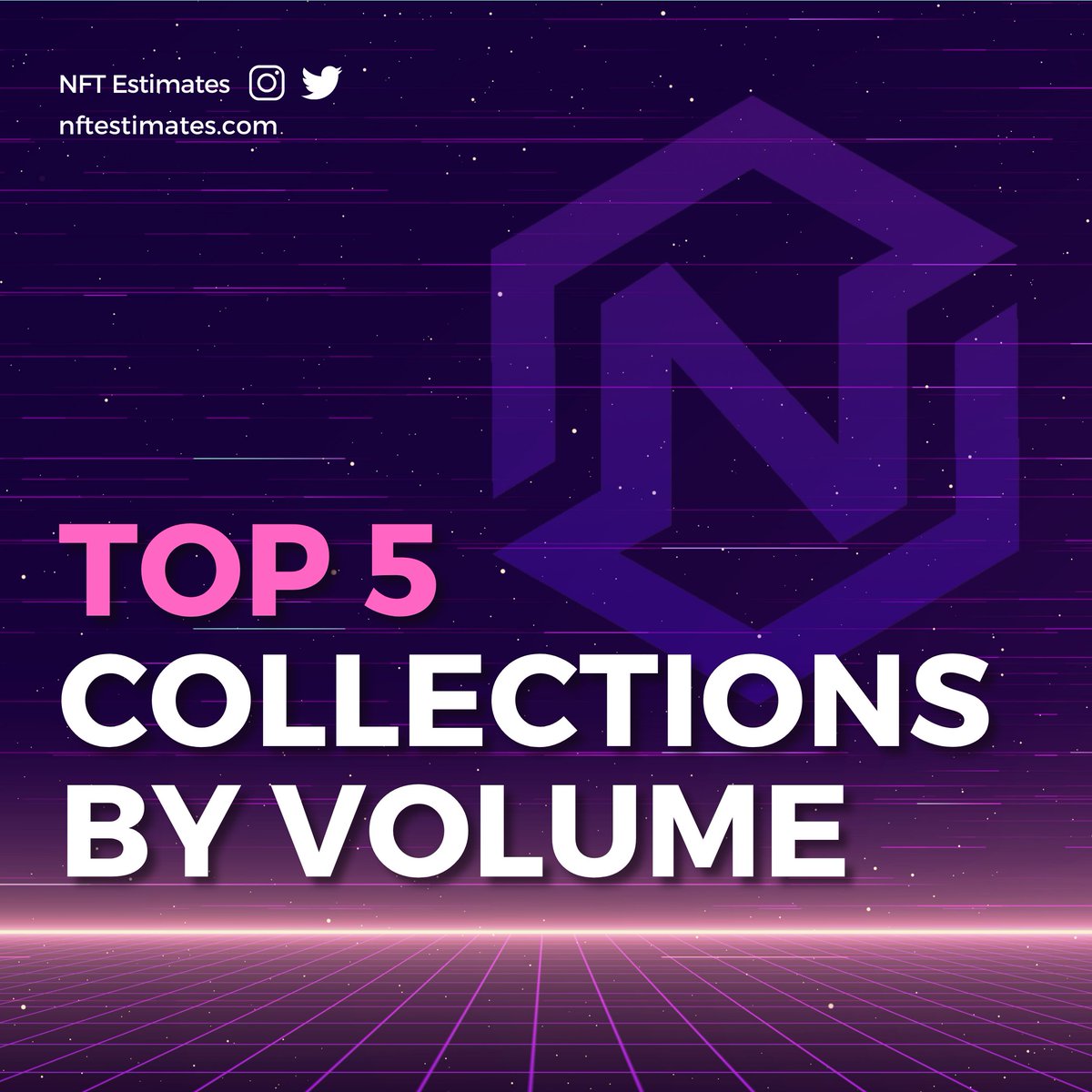 NFTEstimates's tweet photo. This week's top 5 NFT collections by volume showcased the dominance of the Ape-themed collections.

🧵 https://t.co/Z9oiTdo01U