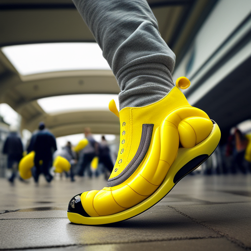 imaginesmthin's tweet photo. /imagine walking around in my banana shoes
(cool artwork!)
#midjourneyv5 #midjourney #AIArtworks #aiart https://t.co/gD0wSiTkqz