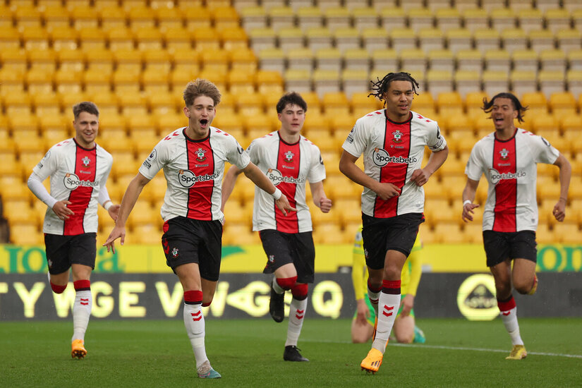 🏆 CHAMPIONS!  🏆 

#SaintsFC B have won Premier League 2 Division Two and with it promotion.  

The top two are separated only by goal difference after Leeds United defeat today. No playoffs needed.  

Massive achievement, well done lads! ❤️