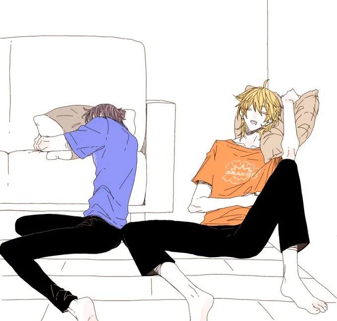 #絵ガク #金剛力也像 
部屋着になったにじフェスTシャツ👕 