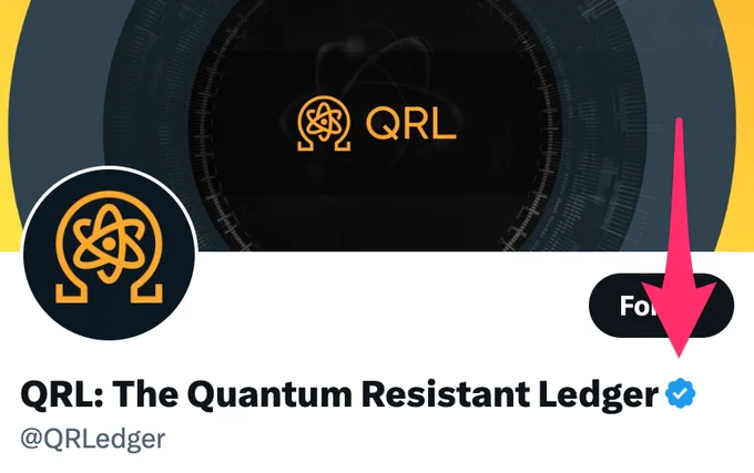 Image from QRL: The Quantum Resistant Ledger (@QRLedger)