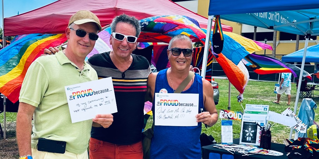 This past weekend caregivers gathered at #TreasureCoast Pridefest 2023 to show support for LGBTQ+ community through advocacy, education and celebration.

We asked event goers why they're proud to support. Share with us below why you're proud. ⬇️