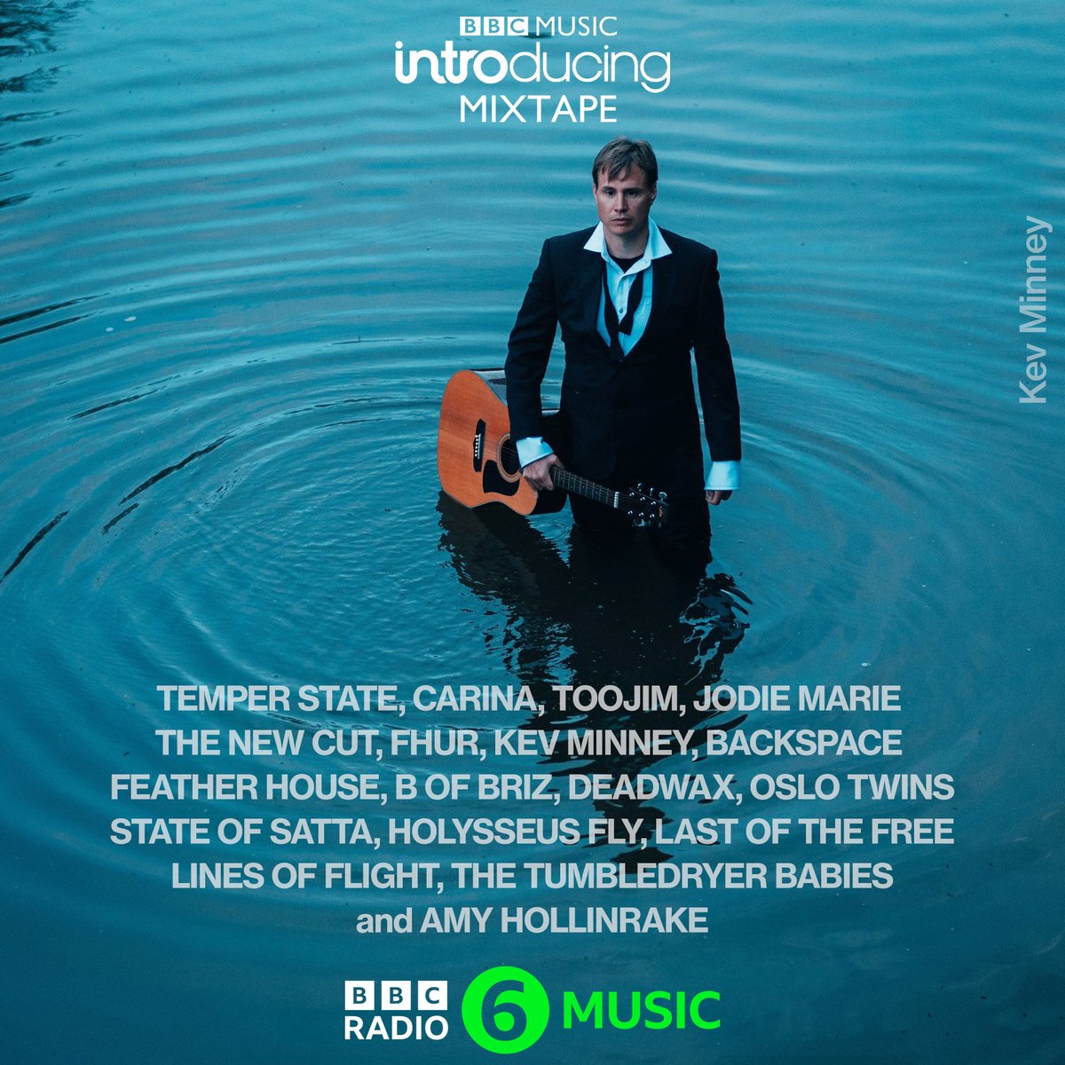 My <a href="/bbcintroducing/">BBC Music Introducing</a> Mixtape drops Monday as a podcast, on <a href="/BBCSounds/">BBC Sounds</a> &amp; <a href="/BBC6Music/">BBC Radio 6 Music</a>
Feat:
<a href="/JodieMarieMusic/">Jodie Marie</a>
@iamfhur
<a href="/kevminney/">Kev Minney</a>
<a href="/BkSpaceBand/">BACKSPACE</a>
<a href="/peteguy_1/">Pete Guy / FEATHER HOUSE</a>
@bofbriz
<a href="/DeadWaxOfficial/">DeadWax</a>
<a href="/OsloTwins/">OSLO TWINS</a>
<a href="/stateofsatta/">State of Satta</a>
<a href="/holysseusfly/">Holysseus Fly</a>
<a href="/linesof_flight/">Lines of Flight</a>
<a href="/tumbledryerbaby/">tumbledryer babies</a>
Tracklist:
bbc.co.uk/blogs/introduc…