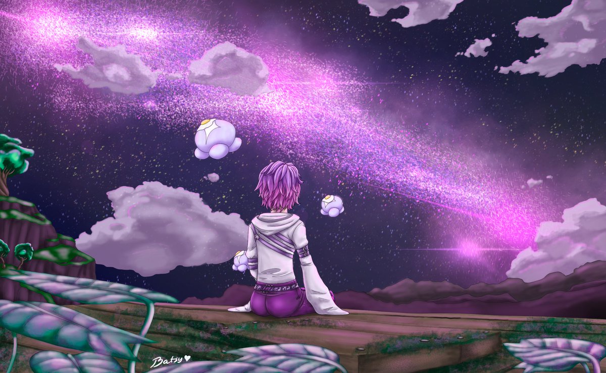 #VioletAtelier Enjoying the stars ✨💜