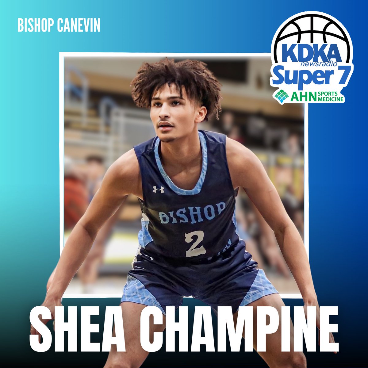 KDKARadio's tweet photo. Bishop Canevin’s Shea Champine (@champine_shea) is #KDKASuper7‼️🏆

Shea was fourth in the WPIAL in scoring averaging over 30 points per game.

#KDKAHoops #GoNextLevel #WPIAL https://t.co/e0zREVAglN