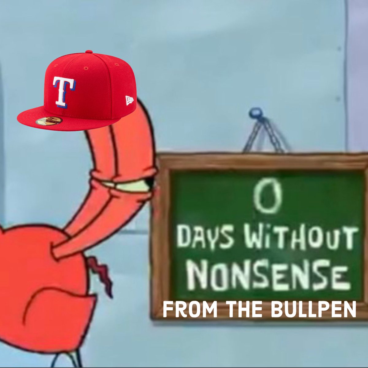 TristanWhiteWx's tweet photo. @Rangers Guess I gotta bring this meme back again… https://t.co/DU2lkPC6r6