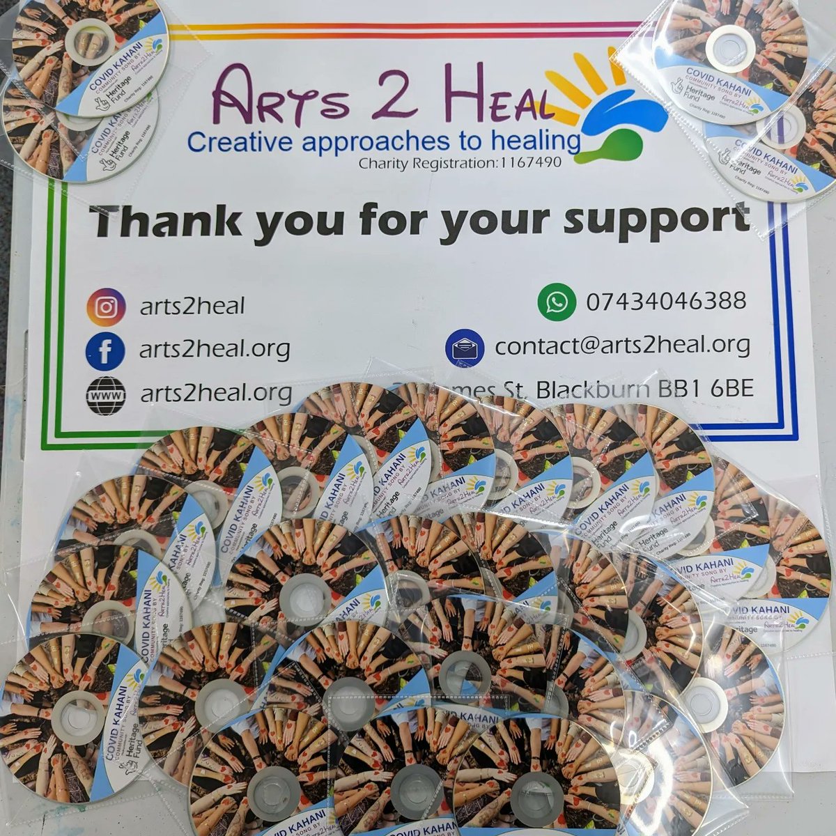 arts2healUK's tweet photo. We did it!! COVID Kahani (song)
COVID_19 experiences of our local community captured in an amazing song! #educatingthefuture with support from @heritagefunduk #COVID19
Will be available on YouTube very soon!! https://t.co/bv47fdtLF3