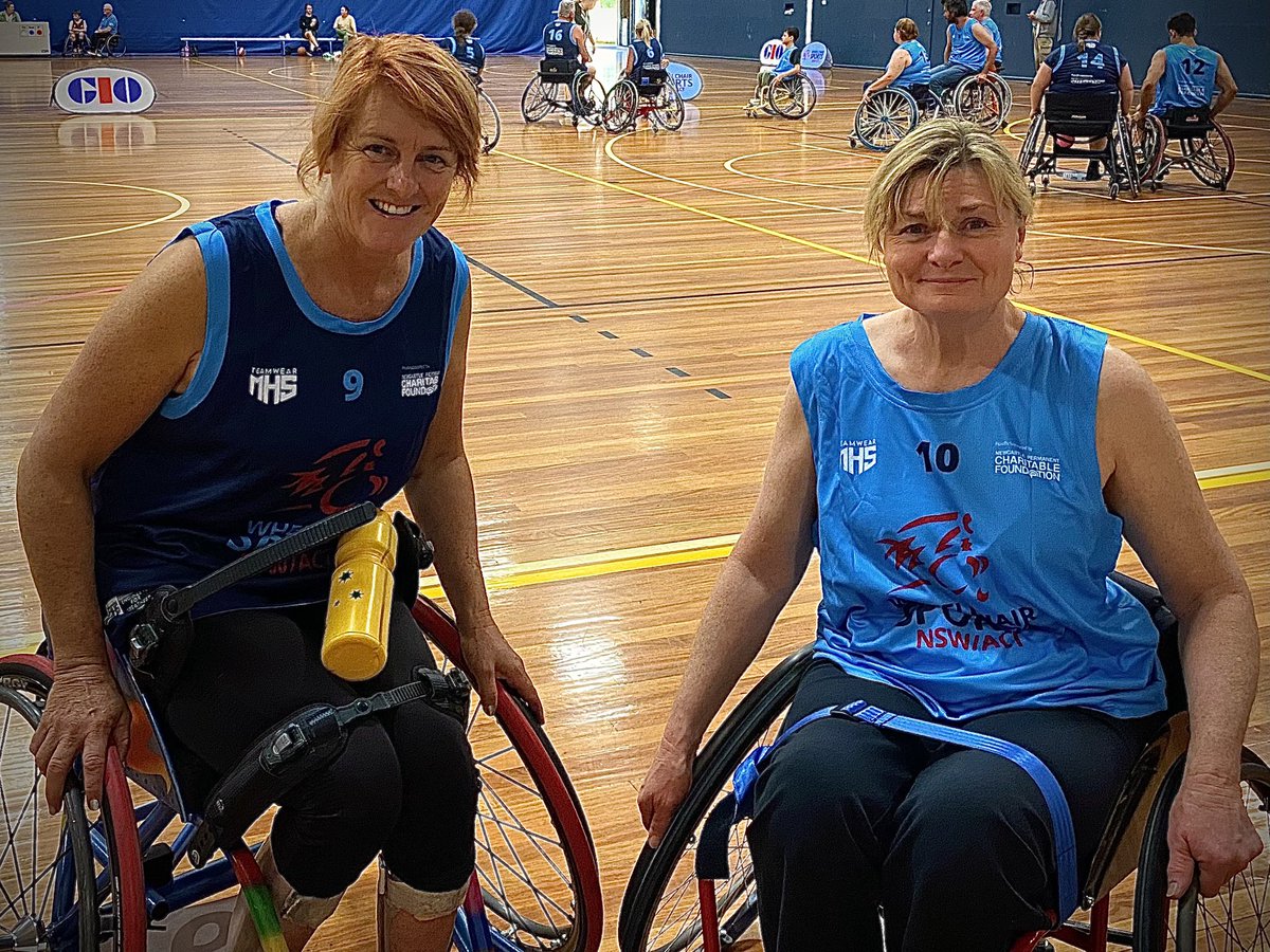 Two warriors for disability inclusion, side by side at our Wheelchair Basketball Club Challenge Central Coast.
Jane Spring - Chair NSW Disability Council 
Liesl Tesch AM - NSW Parliamentary Secretary of Disability Inclusion
