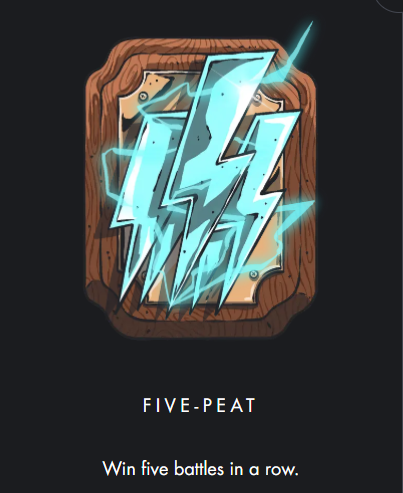 MADUEUCE's tweet photo. Just a 5-0... 

I got the "Five-peat" Achievement! 

#SavedSouls #NFT https://t.co/fERMtdYxm0