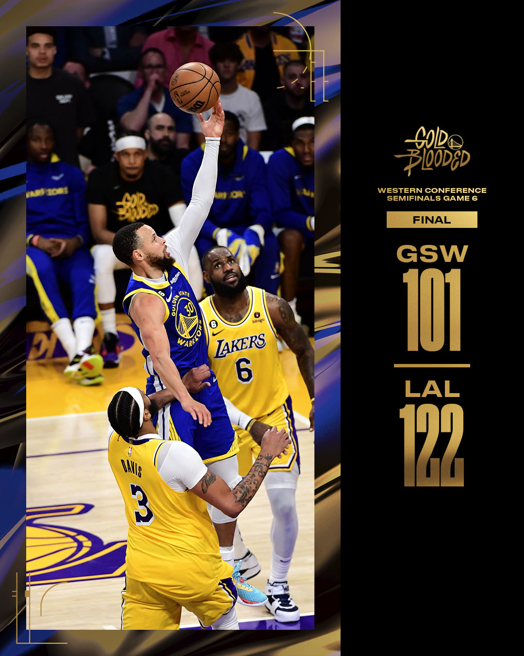 Golden State Warriors on X: Final from L.A.