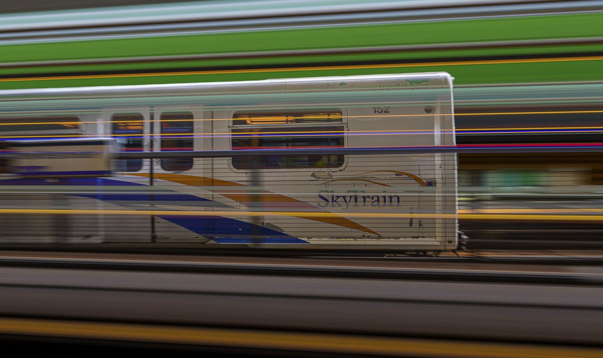 Skytrain double exposure. #Vancouver #Translink #Photography #SlowShutter #photoshop