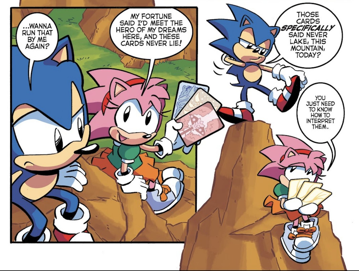 Classic Sonamy is FRICKIN ADORABLE!! (Sonic Comic Dub) 