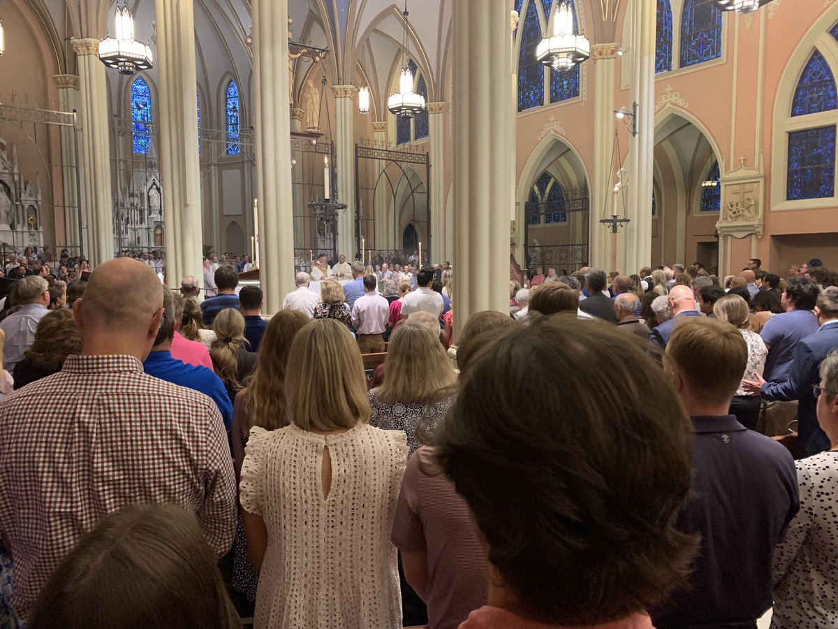 Amazing night @Creighton for Baccalaureate Mass! Fun to have these two college graduates together for mass. Meant the world. #CreightonGrad #JesuitEducated