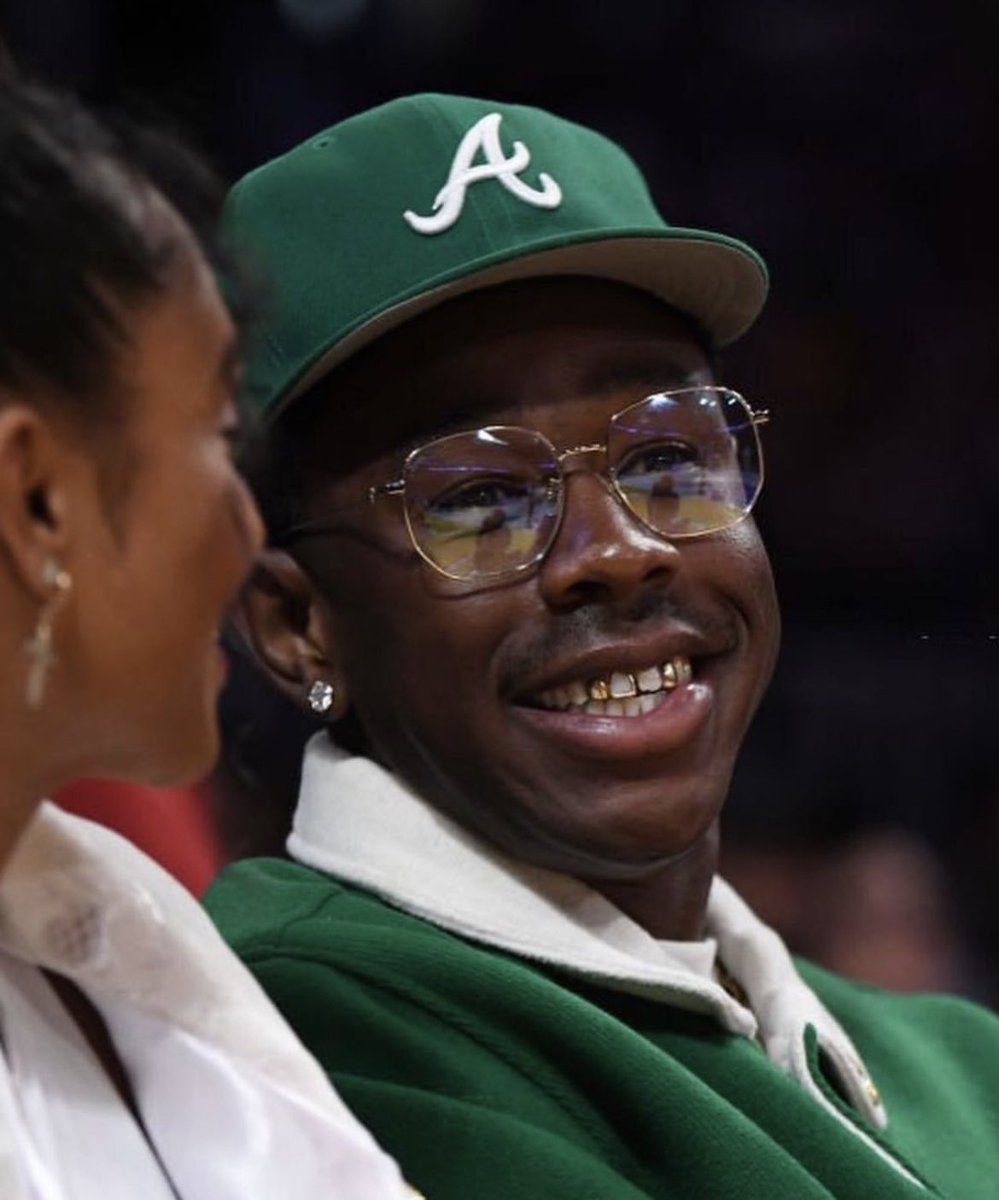 OddFuturePage's tweet photo. Tyler, The Creator courtside at the Lakers and Warriors game. https://t.co/P4azAW2YIQ